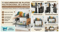 🍽️ Escurridor de Platos Multifuncional de 2 Niveles